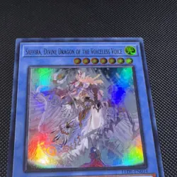 Yu-Gi-Oh TCG Saffira, Divine Dragon of the Voiceless Voice Lde EN034 Ultra NM - Image 4