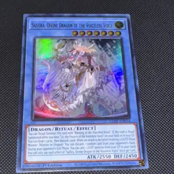 Yu-Gi-Oh TCG Saffira, Divine Dragon of the Voiceless Voice Lde EN034 Ultra NM - Image 5