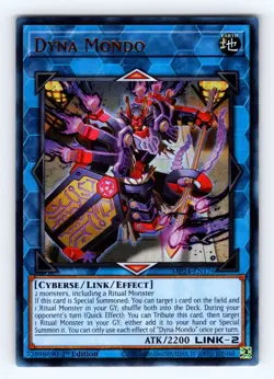 Yugioh Dyna Mondo MP24-EN176 1st Edition Ultra Rare Holo - NM ?? - Image 1
