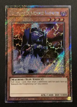 Dekoichi the Battlechanted Locomotive - RA03-EN144 - Platimun Secret Rare YuGiOh - Image 1