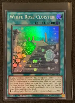 White Rose Cloister | KICO-EN019 | Super Rare | 1st Ed | King's Court | YuGiOh - Image 1