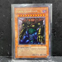 Yu-Gi-Oh! Gate Guardian MRD-000 Metal Raiders Secret Rare LP Unlimited Edition - Image 1