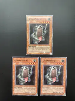 Yugioh Golem Sentry FET-EN025 Unlimited Edition Common HP X3 - Image 1