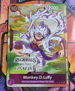 Monkey D Luffy Offline Regional 2024 Finalist P-041 One Piece Promo Card English - Image 1
