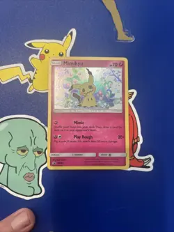 Mimikyu SM163 Holo Black Star Promo Pokemon Card LP Condition - Image 1