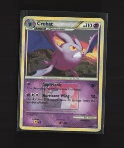 Crobat 14/95 Unleashed League Promo Crosshatch Reverse Holo Pokemon Card - Image 1