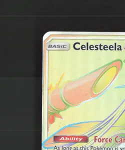 Celesteela GX 228/214 Unbroken Bonds Rainbow Secret Rare Holo Pokemon Card LP - Image 3