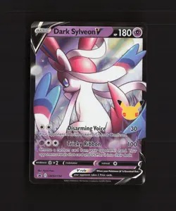 Dark Sylveon V SWSH134 Black Star Promo Holo Pokemon Card - Image 4