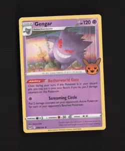 Gengar 066/196 2023 Trick or Trade Holo Stamped Pokemon Card LP - Image 1