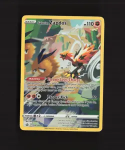 Galarian Zapdos SWSH283 Black Star Promo Full Art Holo Pokemon Card - Image 1