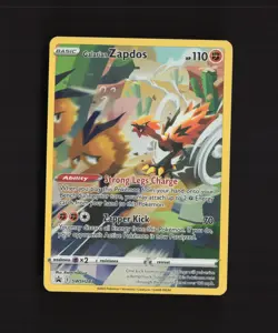 Galarian Zapdos SWSH283 Black Star Promo Full Art Holo Pokemon Card - Image 4