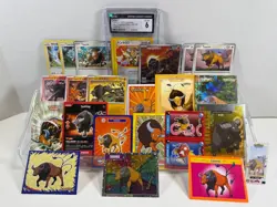 Pokemon Lot of 23 Cards and Stickers All Tauros #128 Tauros Only Pokemon Lot - Image 1