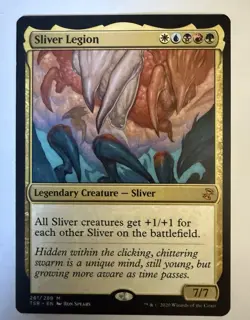 Magic The Gathering Silver Legion Legendary Creature Card - Image 1
