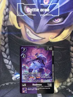 Baalmon EX10-050 Limited Foil Sinister Order Digimon Card - Image 1