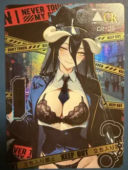 Albedo CR-09 Goddess Story Femme Fatale Waifu Card Cr 09 Overlord Rare - Image 1