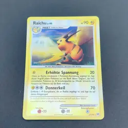 Pokemon TCG Karte - Raichu 27/99 Reverse Holo Platin Arceus Rare EXC - Image 2