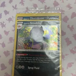 Galarian Slowking Obstagoon Dragapult Cosmos Holo Sealed Promo Pack Pokemon Card - Image 2