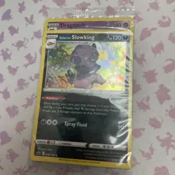Galarian Slowking Obstagoon Dragapult Cosmos Holo Sealed Promo Pack Pokemon Card - Image 3