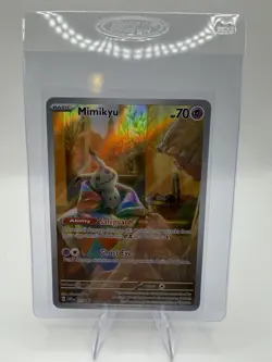 Pokemon Mimikyu TCG 075 SV Scarlet & Violet Black Star Promo Holo Card - Image 1