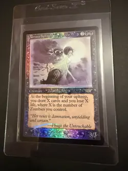 Magic the Gathering Legions Graveborn Muse Foil Card #73/145 MTG TCG CCG LP - Image 1