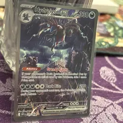 Hydreigon EX 169/086 POKEMON White Flare Full Art Illustration Rare SIR CARD NM - Image 3