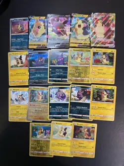 18 Pokemon Morpeko V & Vmax Card Lot - Holo Rare Promo Cards Collection NM/M - Image 1