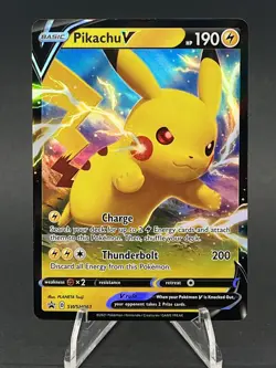 Pikachu V #SWSH061 SWSH: Sword & Shield Promo Cards 250001 - Image 1