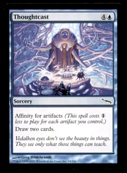 MTG Thoughtcast LP Light Play Mirrodin Magic the Gathering - Image 1