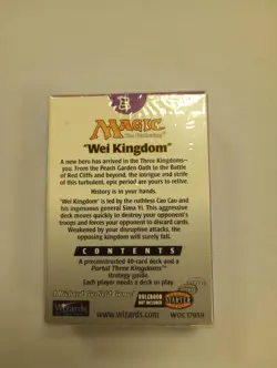MTG Portal Three Kingdoms Theme Deck Wei Kingdom (ENGLISH) Sealed NIB Magic - Image 2