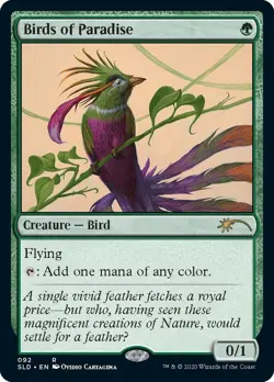 NM-Mint, English MTG Regular Birds of Paradise Secret Lair Drop Series Singles M - Image 1