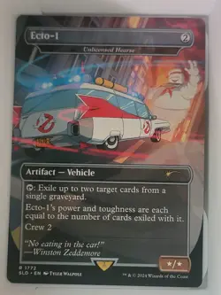 MTG Magic the Gathering Secret Lair Drop Ghostbusters Ecto 1 / Unlicensed Hearse - Image 1