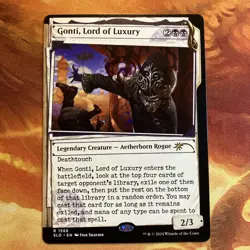 MTG Showcase Gonti, Lord of Luxury Secret Lair Murders at Karlov Manor Rare!! - Image 1