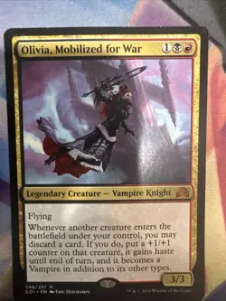 MTG Single Shadows over Innistrad - Olivia, Mobilized for War - Mythic Rare - Image 1