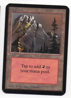 MtG Mountain ALPHA (montagna) - Image 1