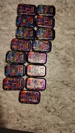 LOT 15 Sealed Mini Tins Pokemon TCG Mega Evolution Mega Heroes | NEW - Image 1