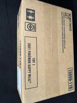 McDonald's 2021 Pokemon 25th Anniversary Promo Toy 1 Cases, 150 Sealed Packs - Image 1
