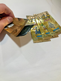 Lot of 4 Pokemon TCG Sandstorm EMPTY Opened Booster Pack Wrappers Full Art Set - Image 3