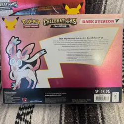 Pokemon TCG Celebrations Lance's Charizard V & Dark Sylveon V Box Evolving Skies - Image 3