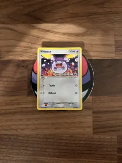 Pokemon TCG: Common Whismur 73/106, Emerald, Holo, 2005, Promo Stamped - Image 1