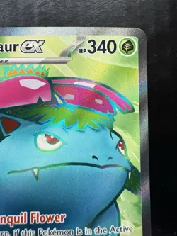 Pokemon Venusaur ex Scarlet & Violet 151 182/165 Holo Ultra Rare Full Art (NM) - Image 3