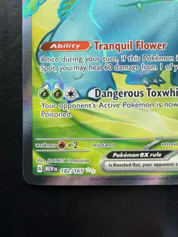 Pokemon Venusaur ex Scarlet & Violet 151 182/165 Holo Ultra Rare Full Art (NM) - Image 4
