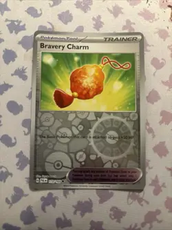 Pokemon Bravery Charm Scarlet & Violet Paldea Evolved 173/193 Reverse Holo -box1 - Image 1