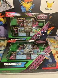 Pokemon TCG - Shrouded Fable Greninja and Kingdra EX Special Collection Sealed - Image 1