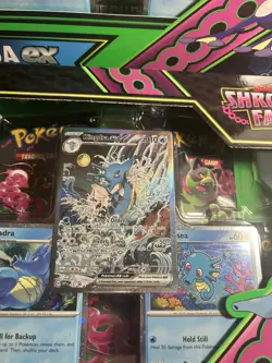 Pokemon TCG - Shrouded Fable Greninja and Kingdra EX Special Collection Sealed - Image 2