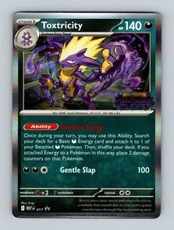 Pokemon TCG - Toxtricity - MEP 017 - Phantasmal Flames - Prerelease Promo - Image 1