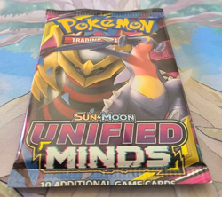 Pokemon Sun & Moon Unified Minds-One (1) Sealed Booster Pack Unweighed READ DESC - Image 2