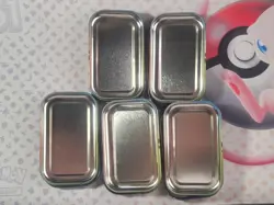 Pokemon TCG Paldean Fates EMPTY Mini Tin Full Set of 5 - No inserts - EMPTY - Image 2