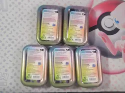 Pokemon TCG Paldean Fates EMPTY Mini Tin Full Set of 5 - No inserts - EMPTY - Image 3