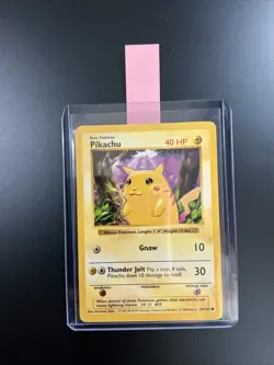 Pikachu Red Cheeks Base Set Shadowless 1999 Pokemon (c) - Image 5
