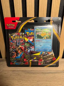 Pokemon TCG Mega Evolution Psyduck Triple Blister - Brand New & Factory Sealed - Image 1